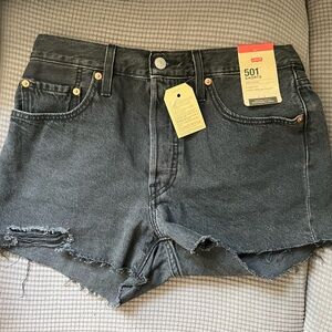 Levi’s 501 original fit high rise women’s shorts